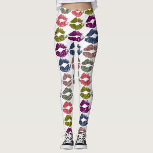 Stylish Colorful Lips #18 Leggings