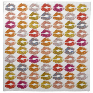 Stylish Colorful Lips #26 Cloth Napkin