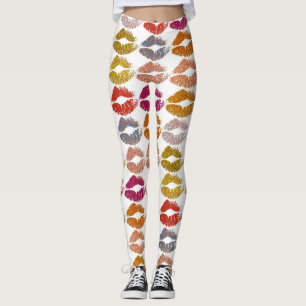 Stylish Colorful Lips #26 Leggings
