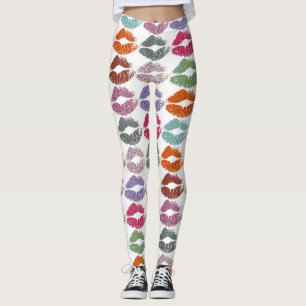 Stylish Colorful Lips #27 Leggings