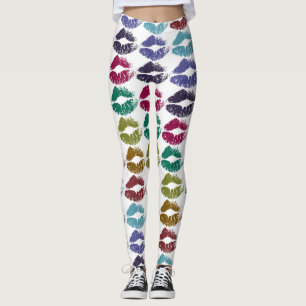 Stylish Colorful Lips #35 Leggings