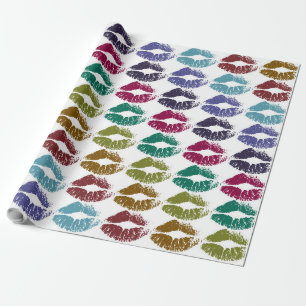 Stylish Colorful Lips #35 Wrapping Paper