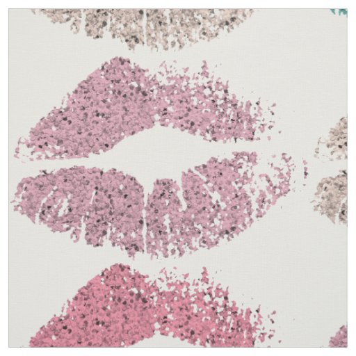 Stylish Colorful Lips #36 Fabric