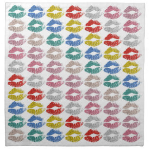 Stylish Colorful Lips #36 Napkin