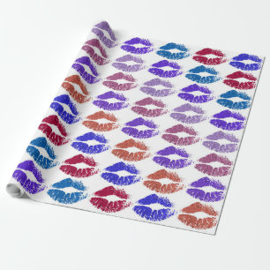 Stylish Colorful Lips #37 Wrapping Paper