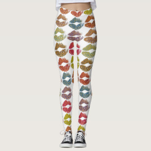 Stylish Colorful Lips #38 Leggings