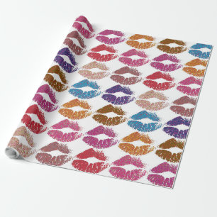 Stylish Colorful Lips #6 Wrapping Paper