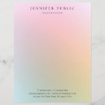 Stylish Colorful Modern Minimalist Template Letterhead<br><div class="desc">Stylish Colorful Modern Minimalist Template Letterhead.</div>