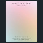 Stylish Colorful Modern Minimalist Template Letterhead<br><div class="desc">Stylish Colorful Modern Minimalist Template Letterhead.</div>