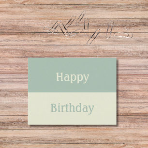 Stylish Colorful Modern Unique Postcard
