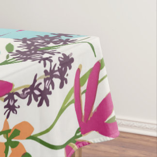 Stylish Colorful Summer Tropical Floral Pattern Tablecloth