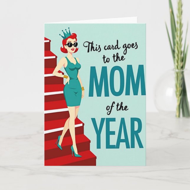 Stylish Congrats Award Card (Front)