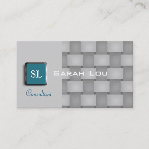 Customizable Stylish Consultant Business Card