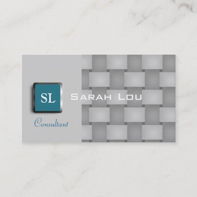 Stylish Consultant Business Card (Front)