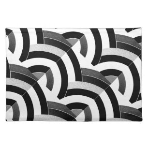 stylish contemporary chevrons placemat