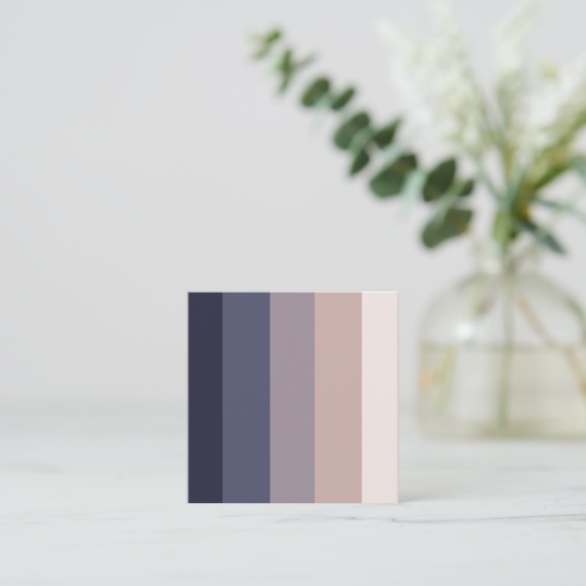  Stylish, contemporary, polished, & customizable Square Business Card (Standing Front)