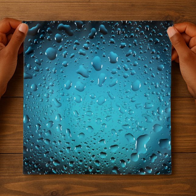 Stylish Cool Blue water drops Bandana (Creator Uploaded)