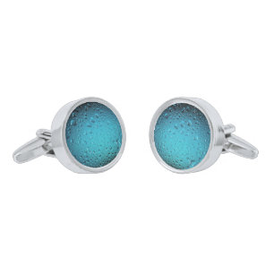 Stylish Cool Blue water drops Cufflinks