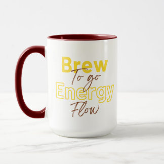 Stylish Cool Bold Brew To Go Energy Flow Mug