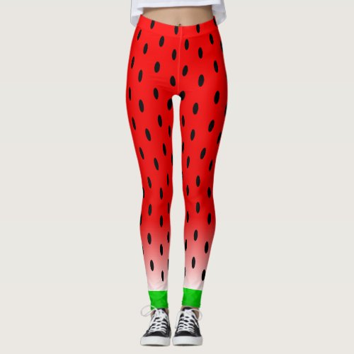 Stylish Cool Watermelon Design Leggings