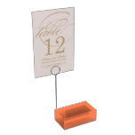Stylish Coral Card Holder Adds Charm to Any Table