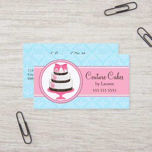 Couture Cake Bakery Business Cards