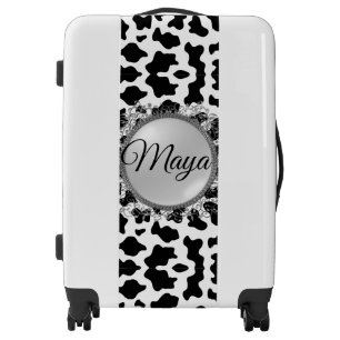 Stylish Cow Print Luggage