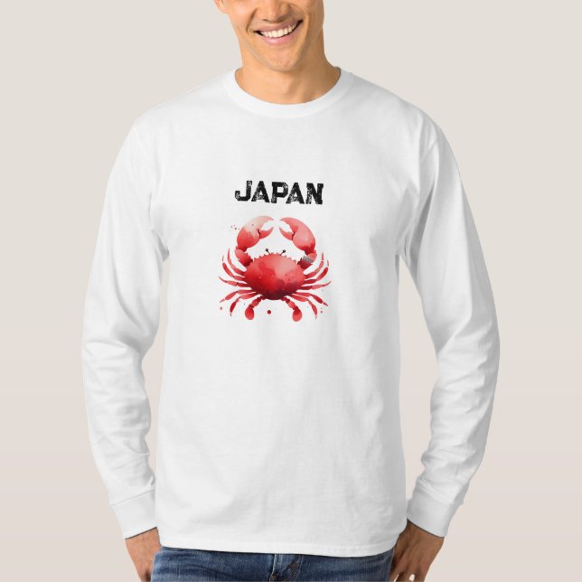 Stylish Crab Fisherman Inspired Japan T-Shirt (Front)