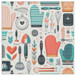 Stylish Crafting Fabric - Modern Culinary Design