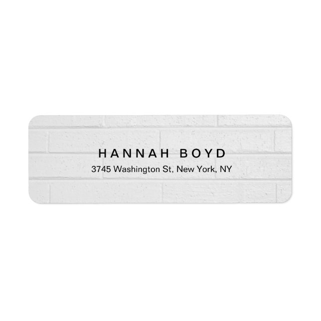 Stylish Creative Grey Wall Modern Professional Label (Front)