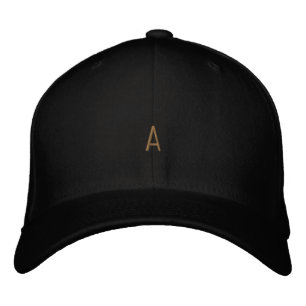 Stylish Custom "A" distinctive Monogram Wardrobe Embroidered Baseball Cap