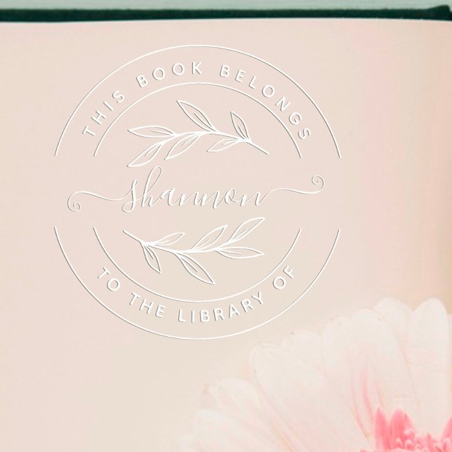 Stylish Custom Book "From The Library Of Embosser (Creator Uploaded)