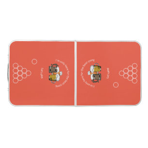 Stylish Custom Coral Beer Pong Table