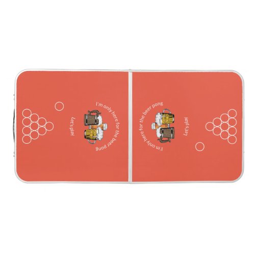 Stylish Custom Coral Beer Pong Table