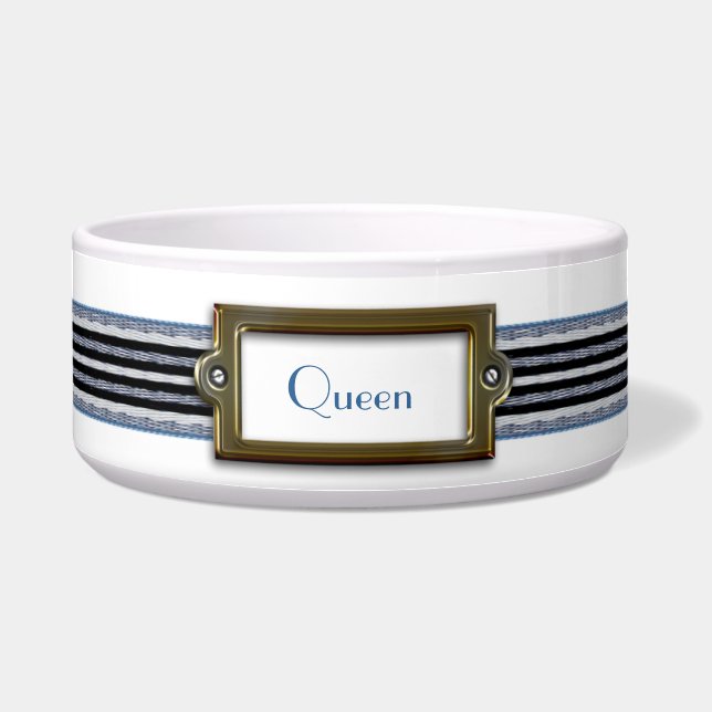 Stylish Custom Dog Bowl (Front)