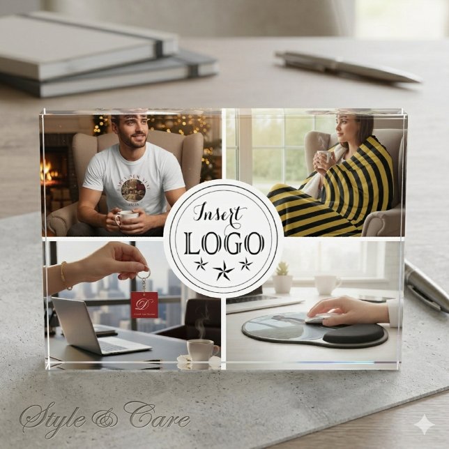Stylish Custom Five Photo Personalized Photo Block (Stylish Custom Five Photo Personalized Photo Block)