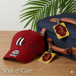 Stylish Custom Monogram 47 Clean Up Brand Casual Hat