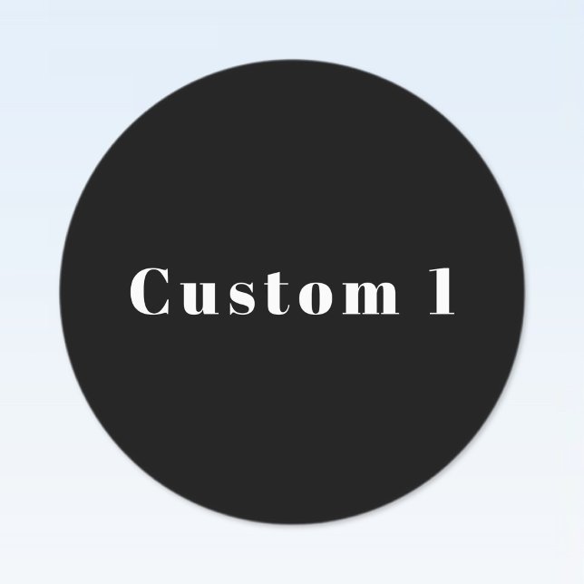 Stylish Custom Name or other Text | Black & White Labels (Creator Uploaded)
