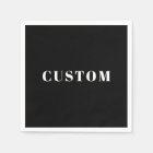 Stylish Custom Name or other Text | Black & White