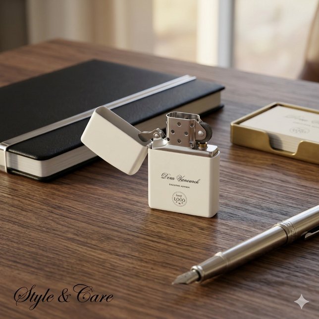 Stylish Custom Name Title Logo Premium Zippo Lighter (Stylish Custom Name Title Logo Premium Zippo Lighter)