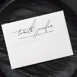 Stylish Custom Names Return Address Wedding Envelope<br><div class="desc">Stylish Custom Names Return Address Wedding envelope</div>
