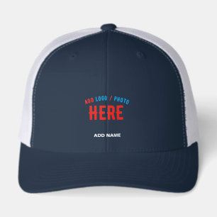 STYLISH CUSTOM NAVY BLUE WHITE VERIFIED BRANDED