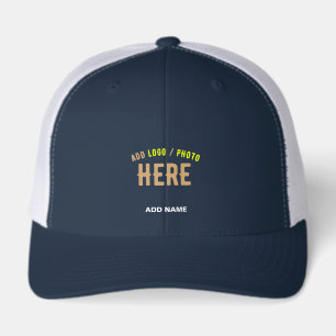 STYLISH CUSTOM NAVY BLUE WHITE VERIFIED BRANDED
