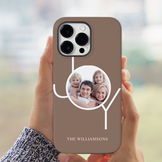 Stylish Custom Photo Brown Case-Mate iPhone Case (Creator Uploaded)