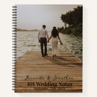 Stylish Custom Photo Wedding Guest Book