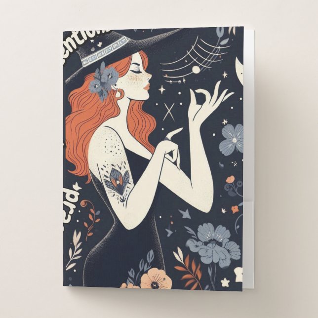 Stylish Custom Pocket Folders  (Front)