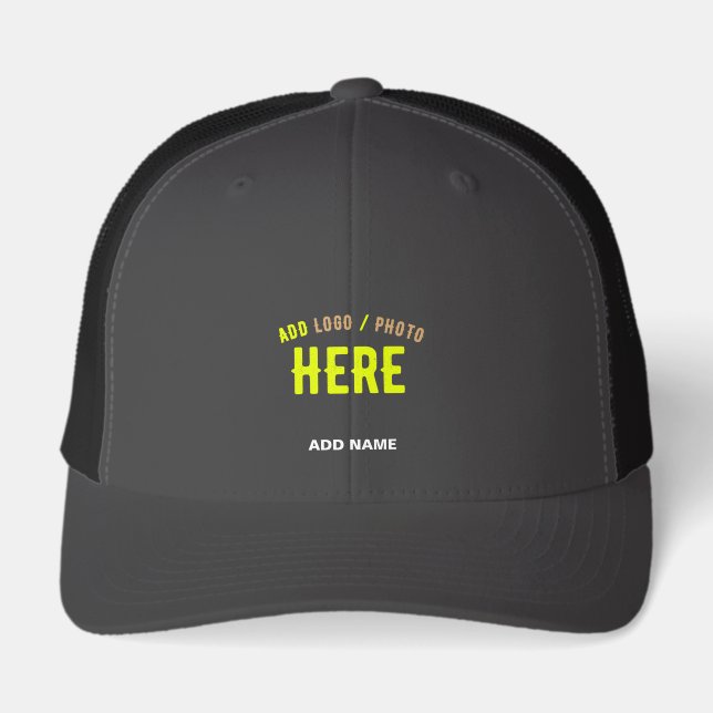 STYLISH CUSTOMIZABLE CHARCOAL BLACK VERIFIED BRAND (Front)