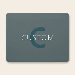 Stylish Customizable Monogram Template Door Sign