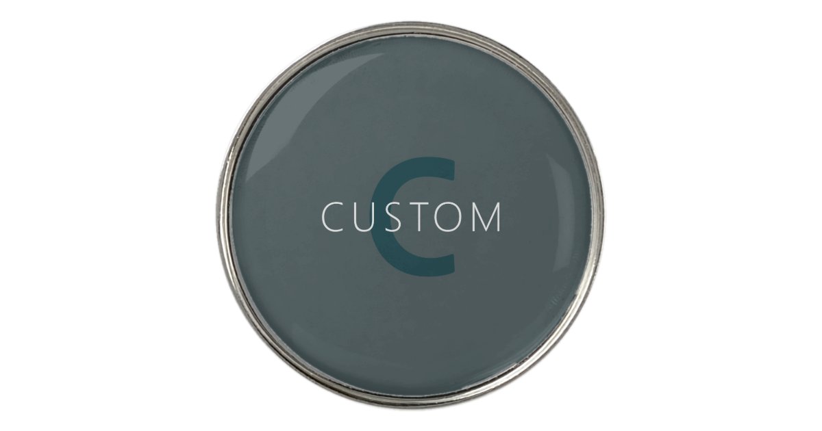 Stylish Customizable Monogram Template Golf Ball Marker Zazzle
