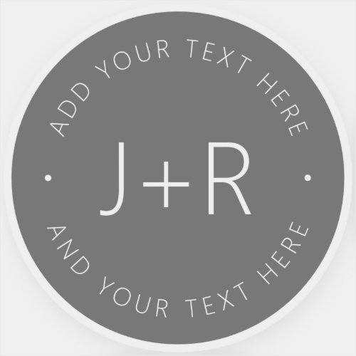 Stylish Customizable Text Sticker